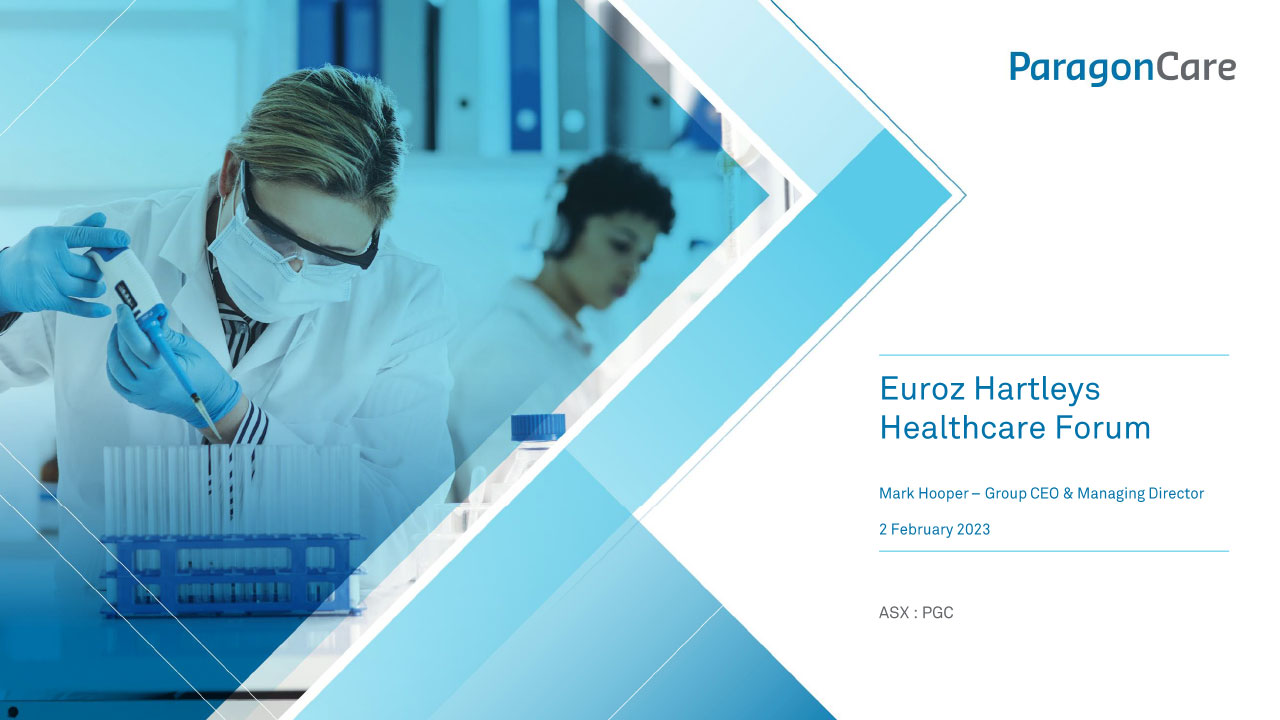 Investor Presentation: Euroz Hartleys Healthcare Forum