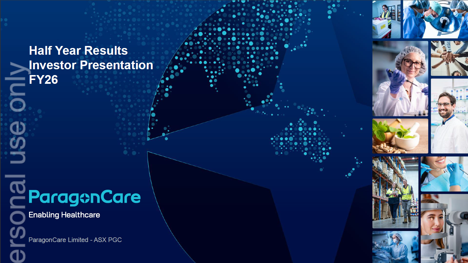 Half Year Results Investor Presentation FY26